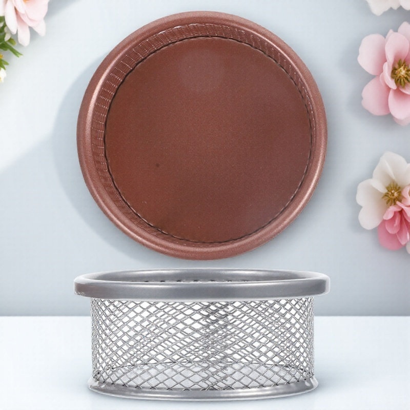 Paper Basket Mesh - 2Pcs Metal Paper Clip Holder Mesh