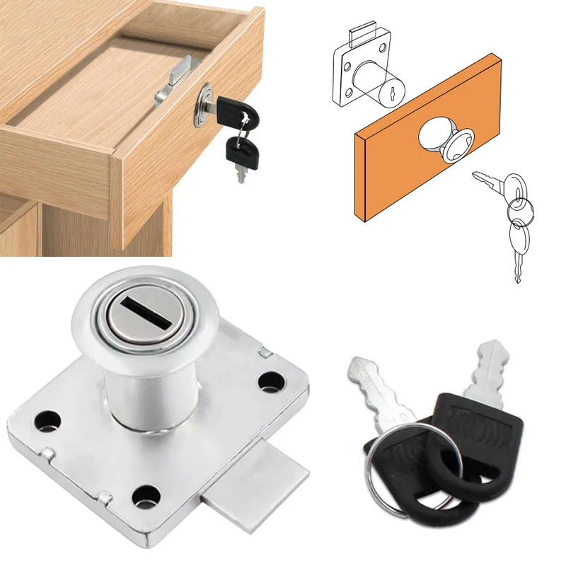 Office Furniture For Sale - Drawer Lock With Key, Used For