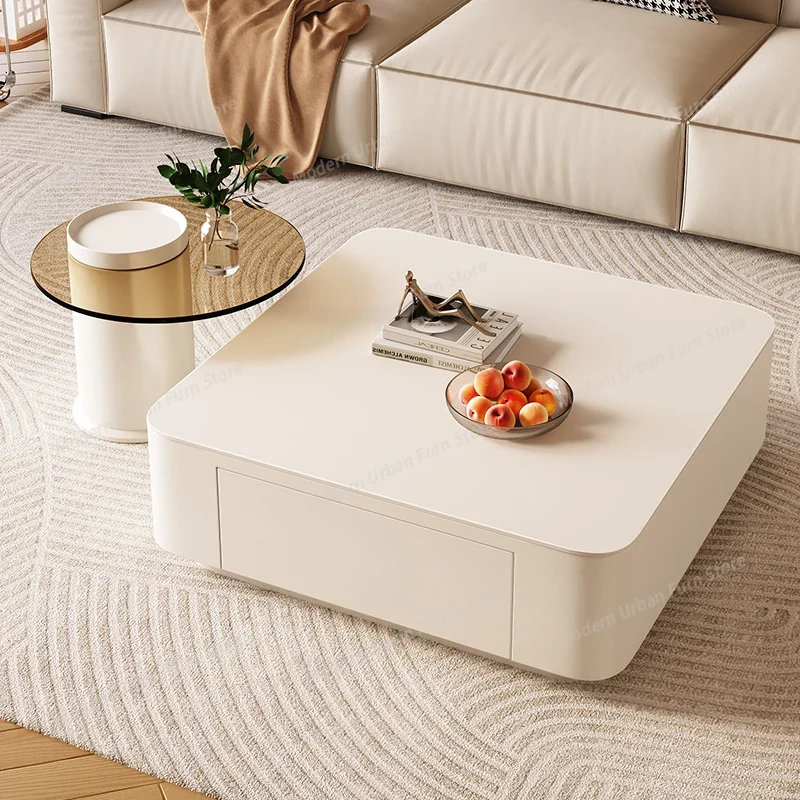Office Furniture Services - Clear Square Coffee Tables Modern Luxury