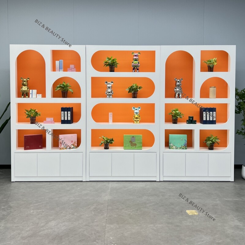 Office Furniture Images - Custom High Gloss Lacquer Cosmetic Display