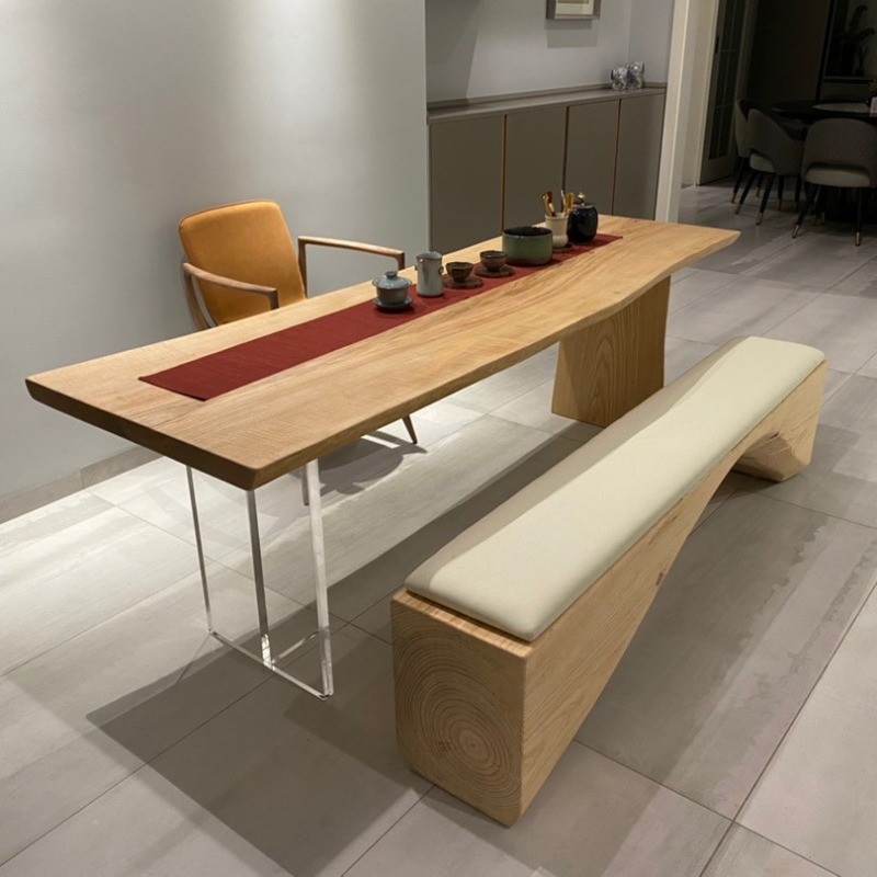 Nordic Solid Wood Acrylic Floa - Office Furniture And Desks review and price