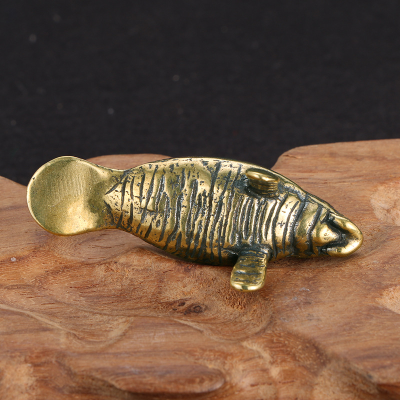 Brass Florida Manatee Decorati - Office Furniture Used review and price
