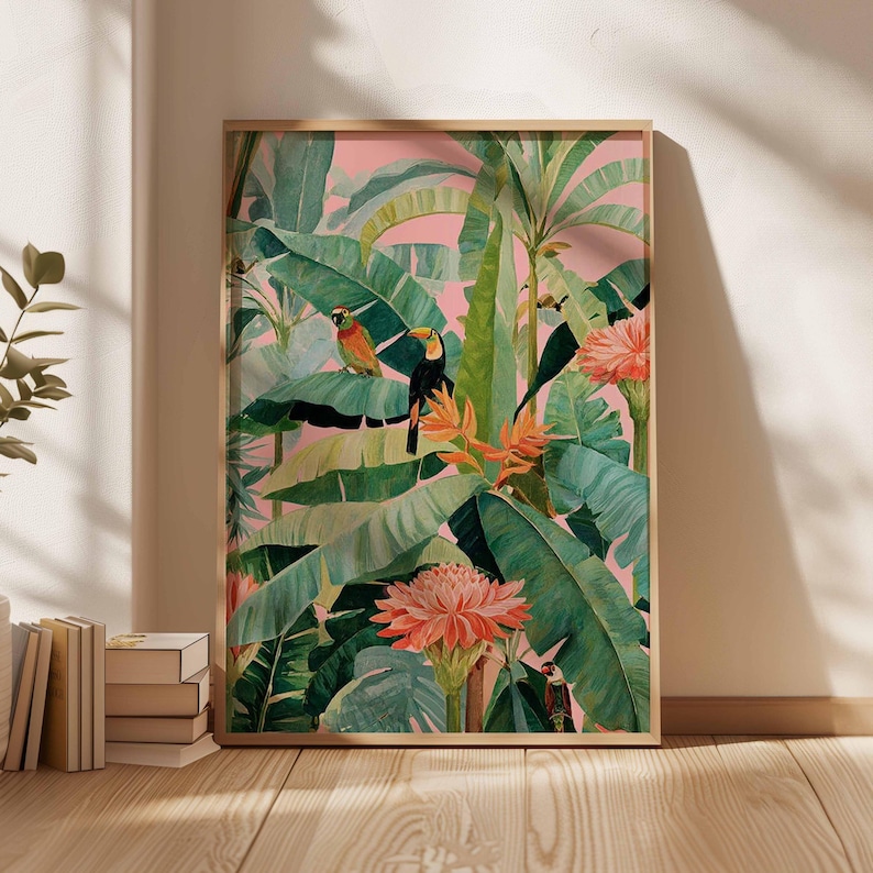 1pc Retro Tropical Canvas Post - Office Furniture Design review and price