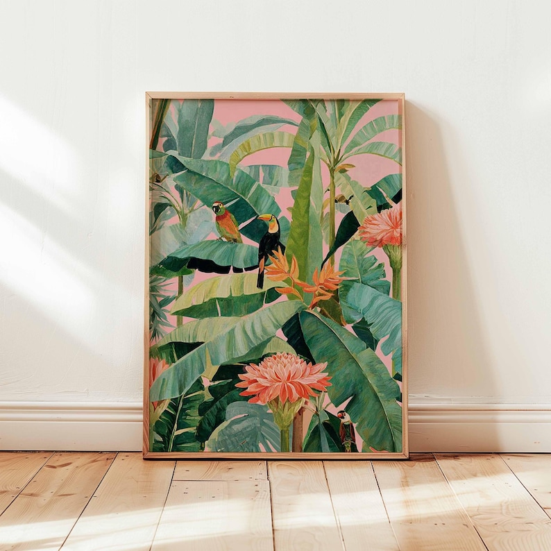 1pc Retro Tropical Canvas Post - Office Furniture Design review and price
