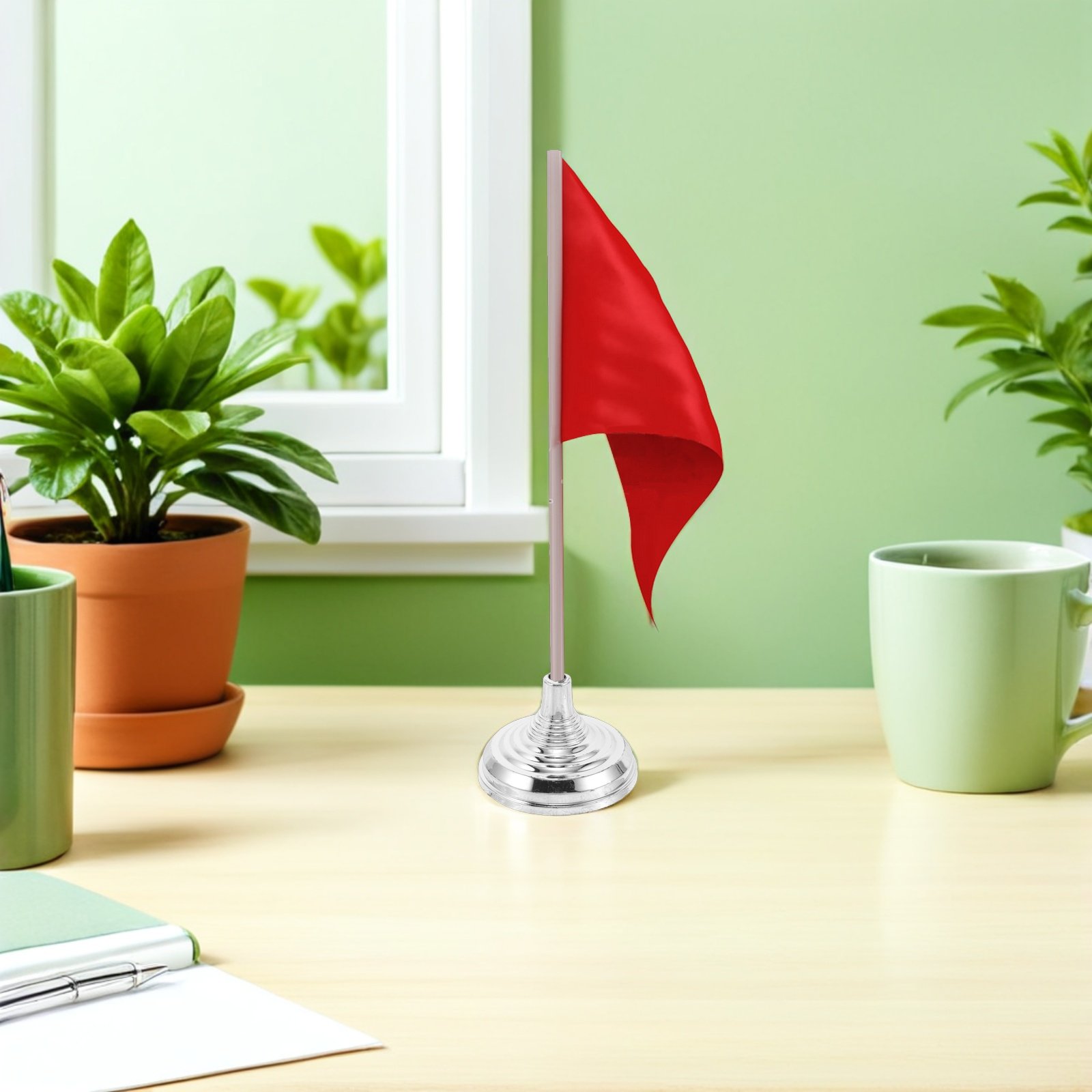 12Pcs Silver Mini Desk Flag St - Office Furniture Design review and price