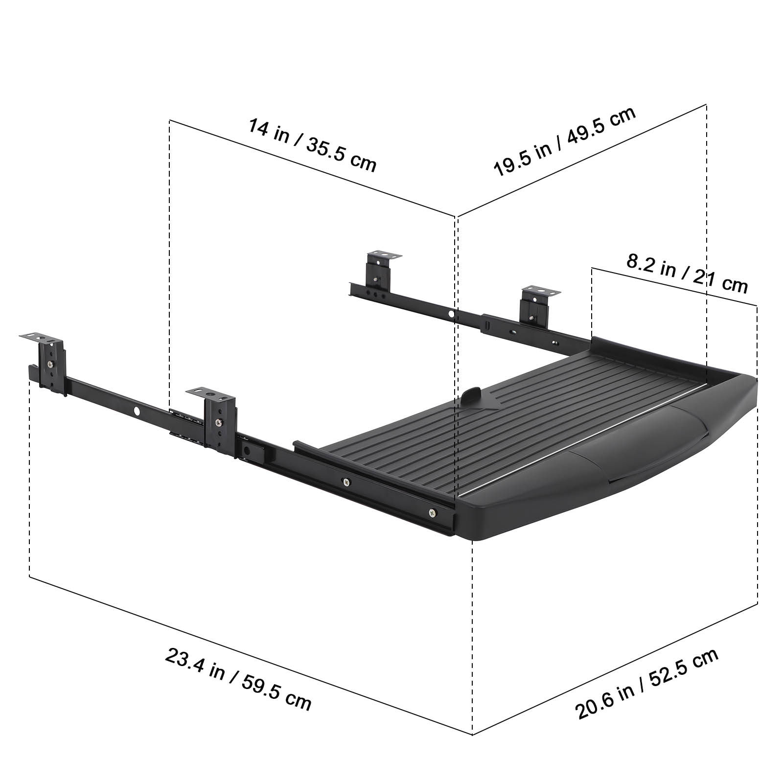 Slide Out Keyboard Tray Under  - Keyboard Drawer Under review and price