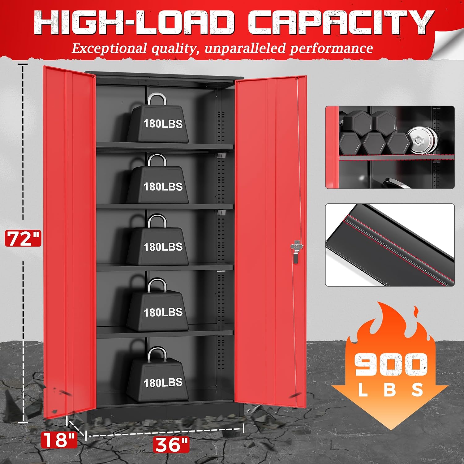 Heavy Duty Metal Garage Storag - Office Storage Cabinet review and price