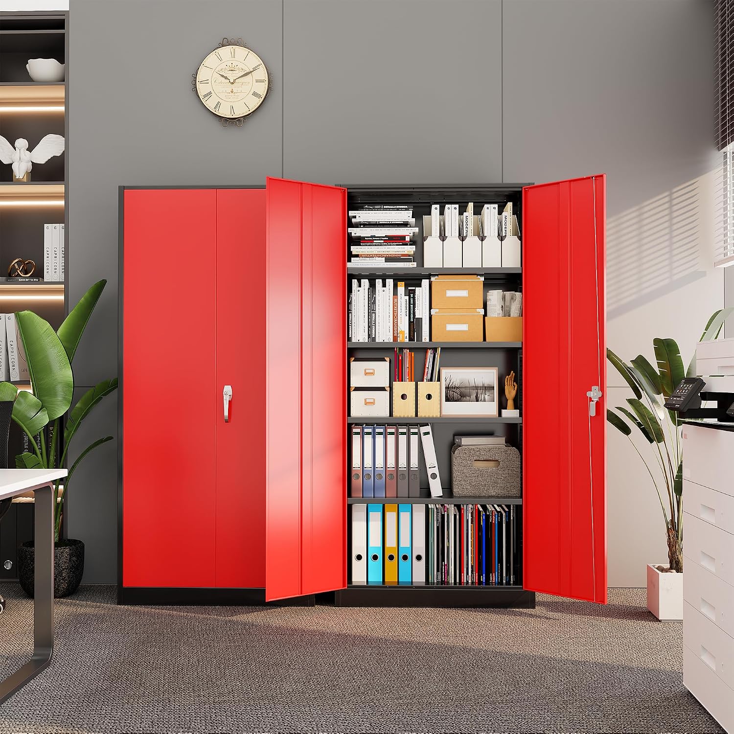 Heavy Duty Metal Garage Storag - Office Storage Cabinet review and price