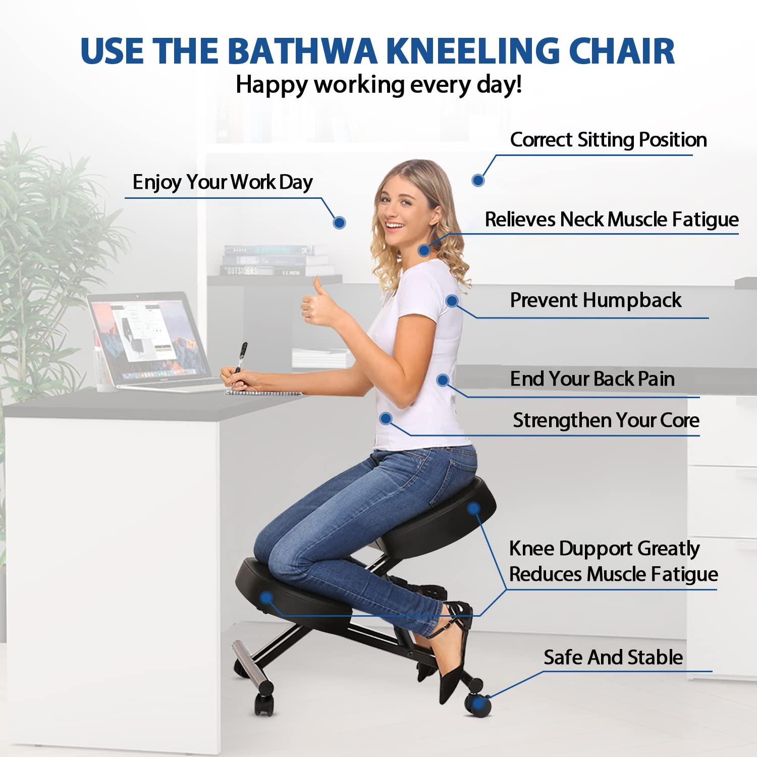 Kneeling Chair Ergonomic for O - Office Furniture Commercial review and price