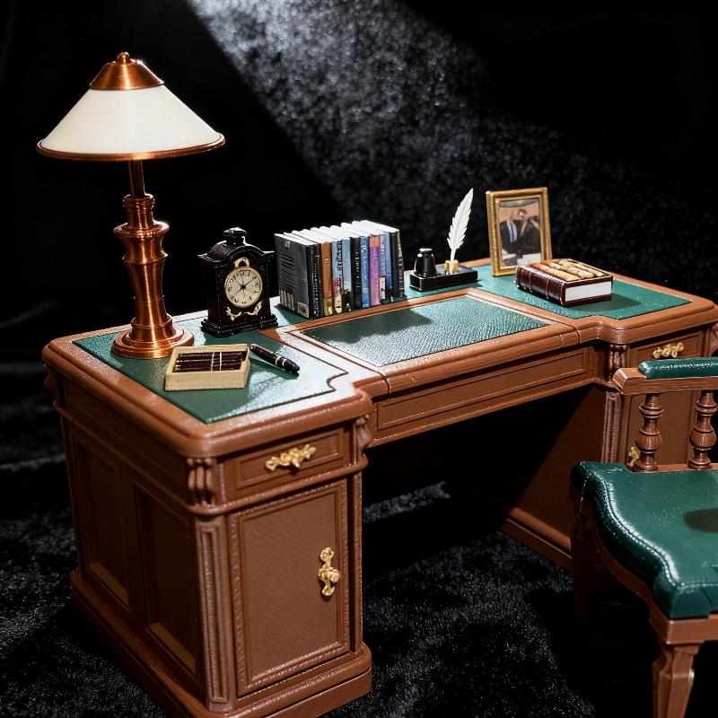 1:12 Scale Dollhouse Mini Vint - Office Furniture And Desks review and price