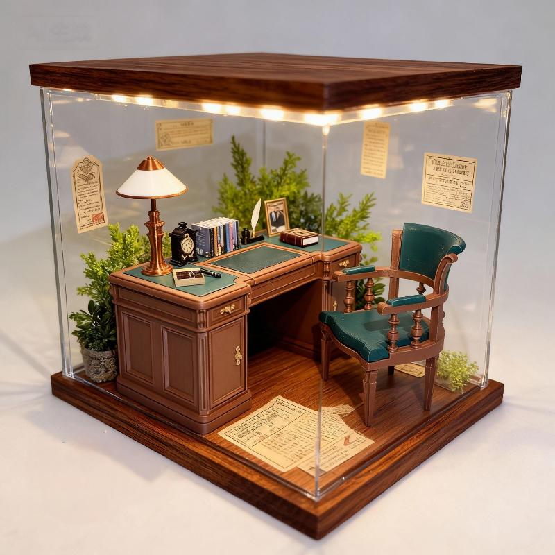1:12 Scale Dollhouse Mini Vint - Office Furniture And Desks review and price