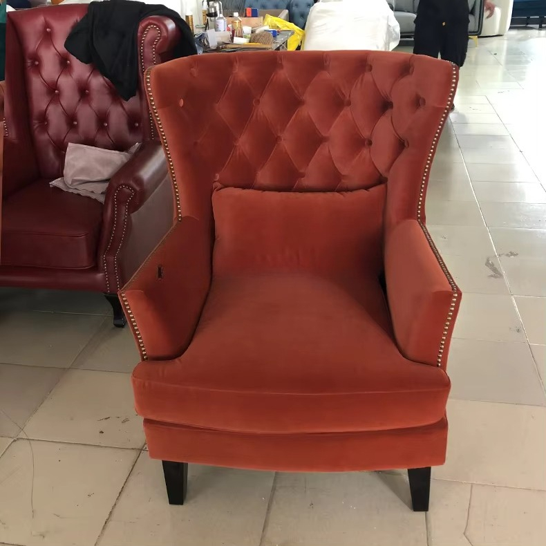Modern Tufted Wing Back Sofa C - Office Furniture For Sale review and price