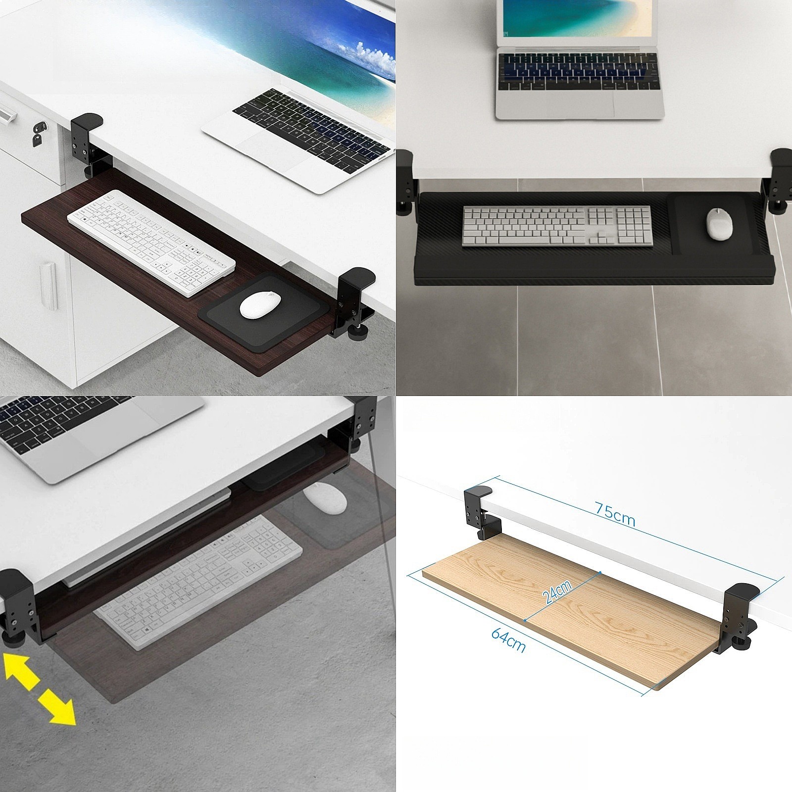 Keyboard Bracket Under the Tab - Keyboard Drawer Under review and price