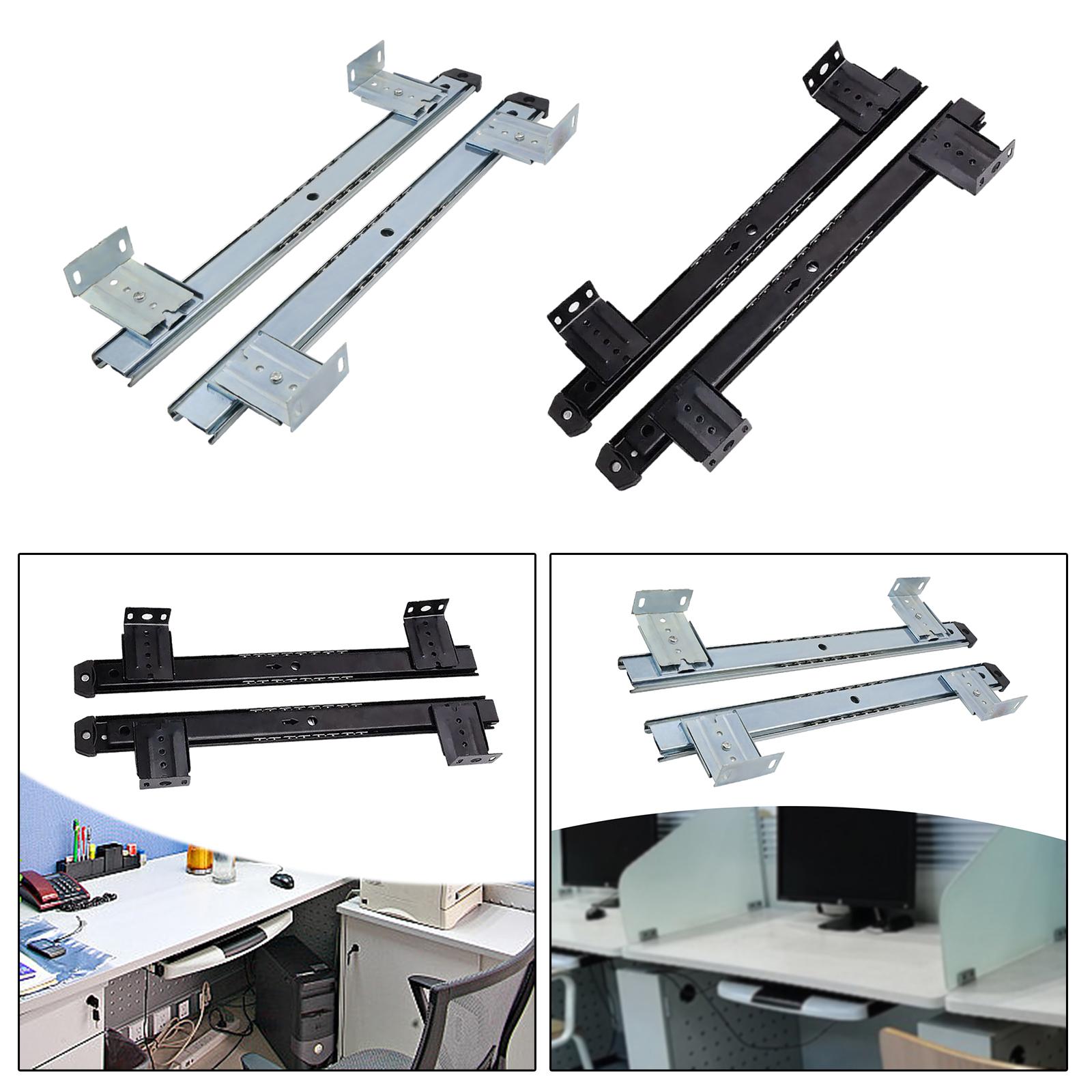 -Drawer Tray Slide Rail, Tray  - Keyboard Drawer Under review and price