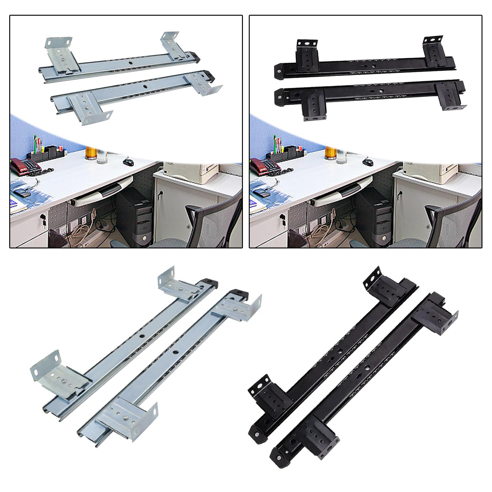 -Drawer Tray Slide Rail, Tray  - Keyboard Drawer Under review and price
