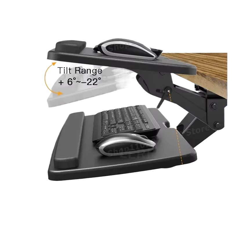 Under Desk Keyboard Tray Clip  - Keyboard Drawer Under review and price