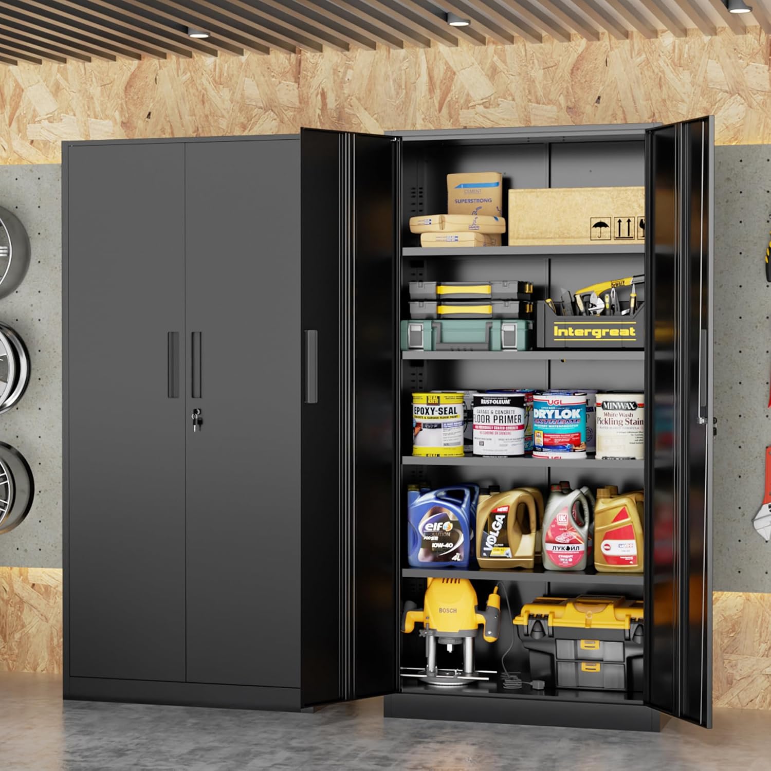 Tall Metal Storage Cabinet Org - Office Storage Cabinet review and price