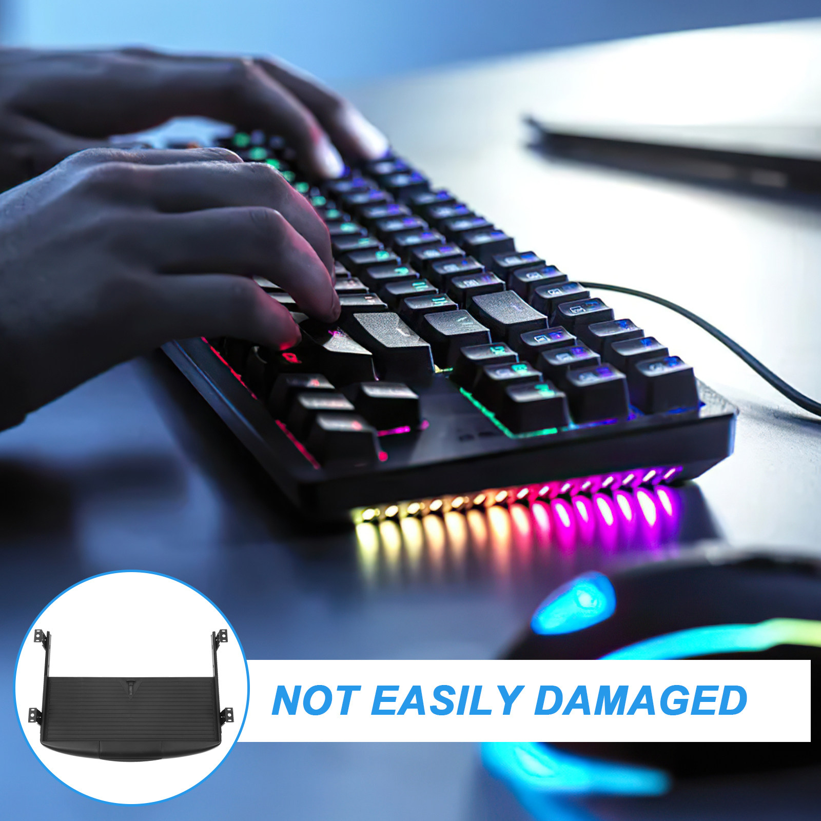 Keyboard Tray Double-Layer Und - Keyboard Drawer Under review and price