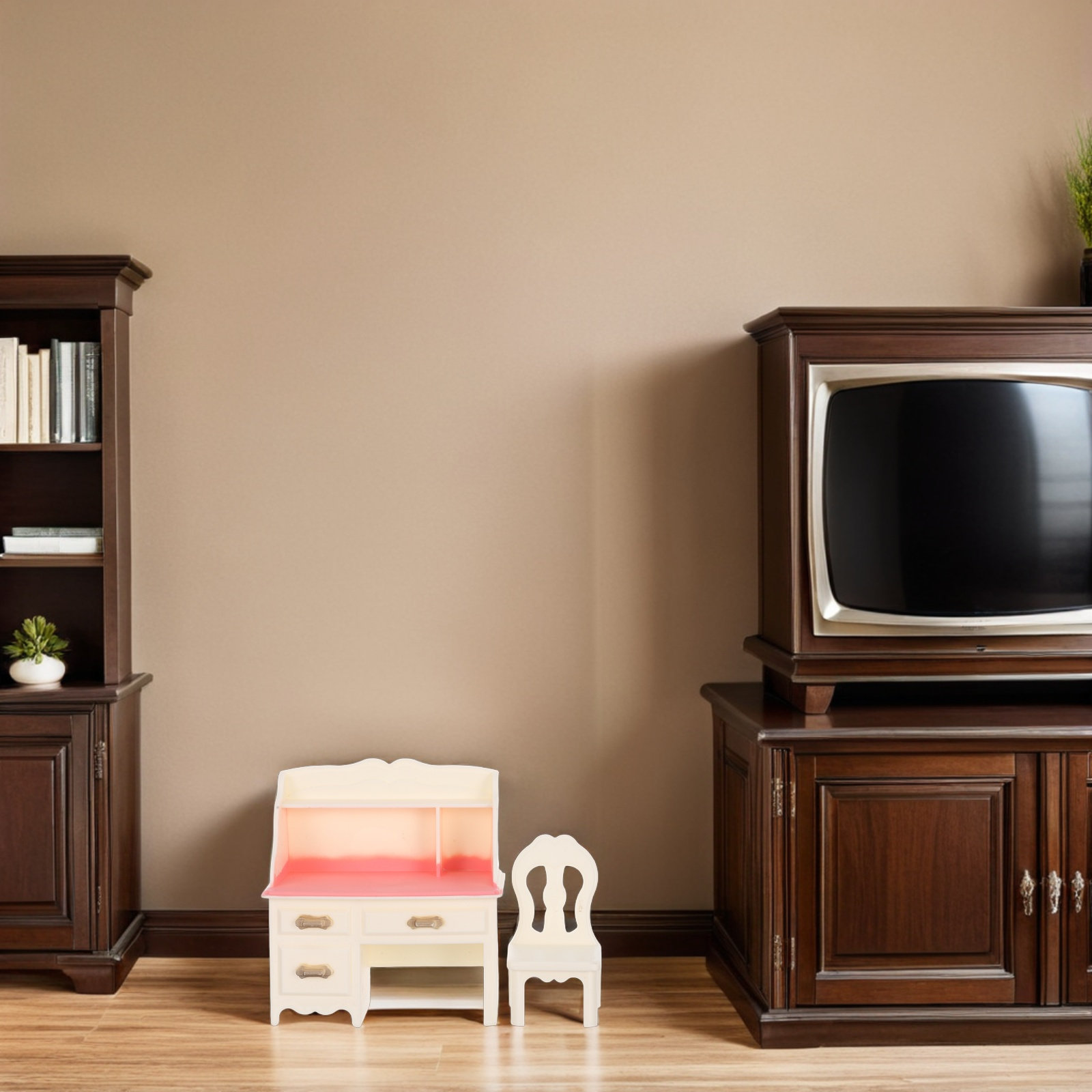 5Sets Miniature Dollhouse Furn - Office Furniture And Desks review and price