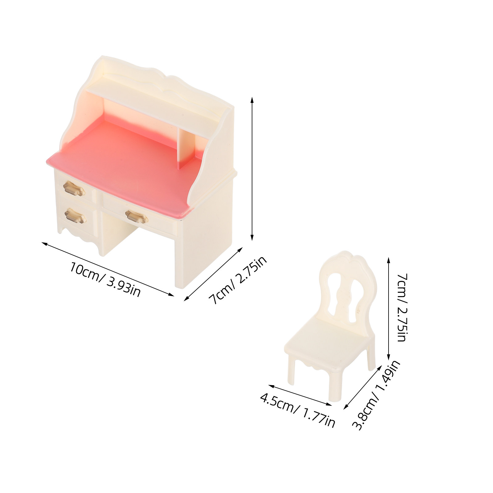 5Sets Miniature Dollhouse Furn - Office Furniture And Desks review and price