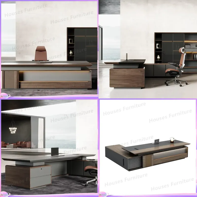 Luxury Executive Desk Solid Wo - Office Furniture And Desks review and price