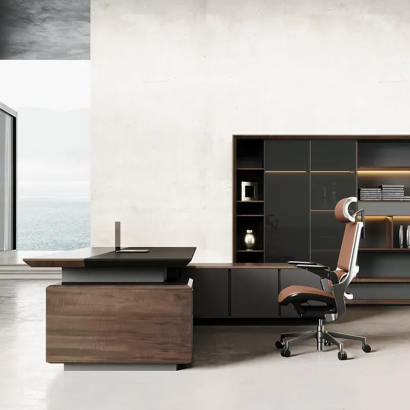 Luxury Executive Desk Solid Wo - Office Furniture And Desks review and price