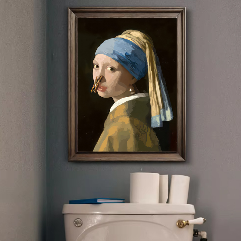 1pc Funny Abstract Bathroom To - Office Furniture Used review and price
