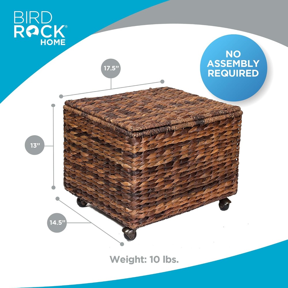 Handwoven Rolling File Cabinet - Office Storage Cabinet review and price