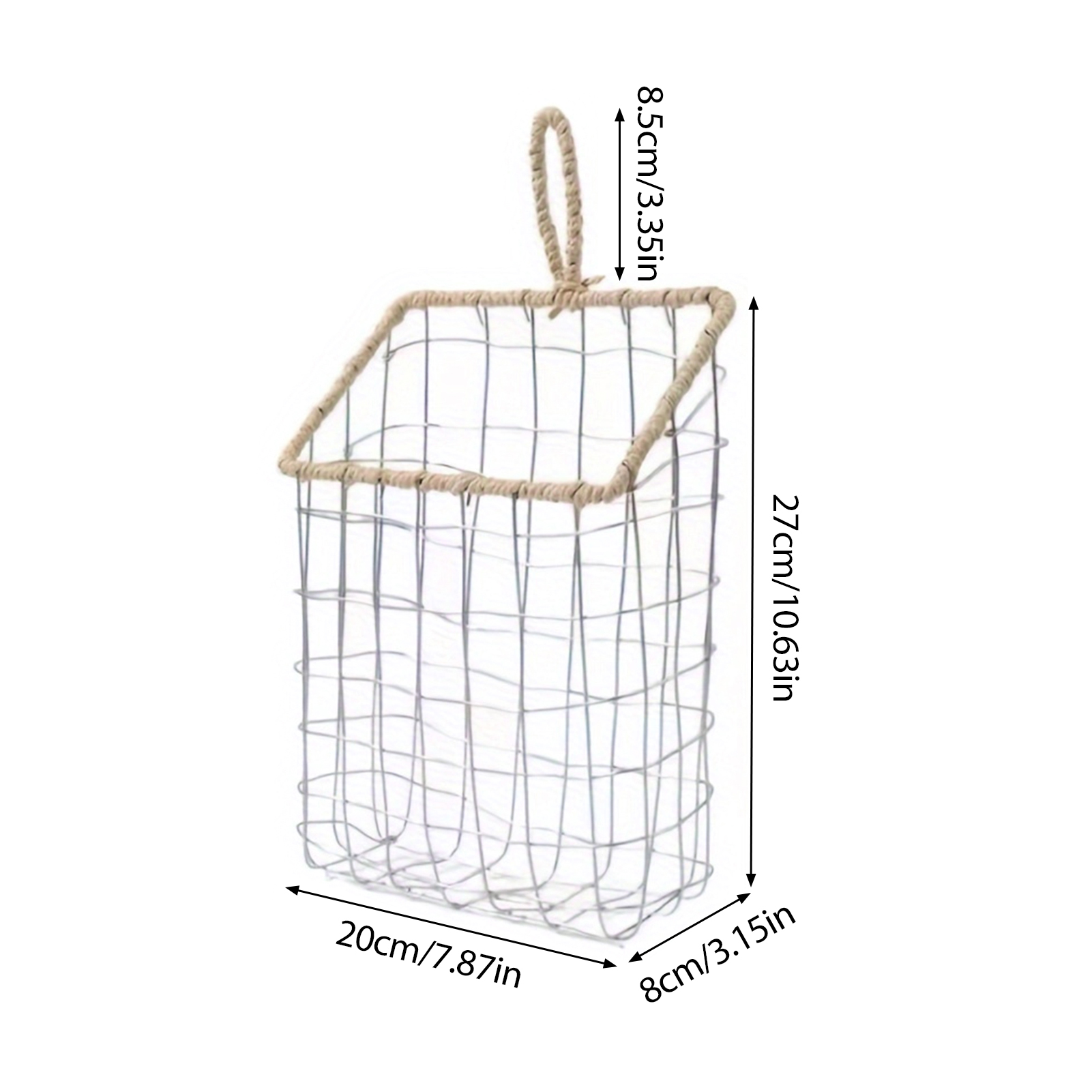 Metal Wire Hanging Basket Larg - Paper Basket Mesh review and price