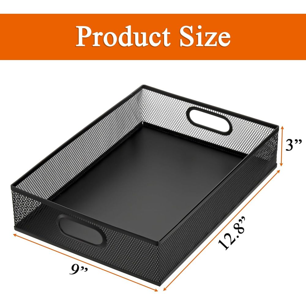 2-Tier Metal Mesh Desk Organiz - Paper Basket Mesh review and price