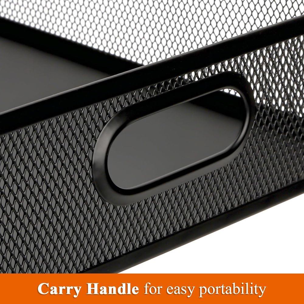 2-Tier Metal Mesh Desk Organiz - Paper Basket Mesh review and price