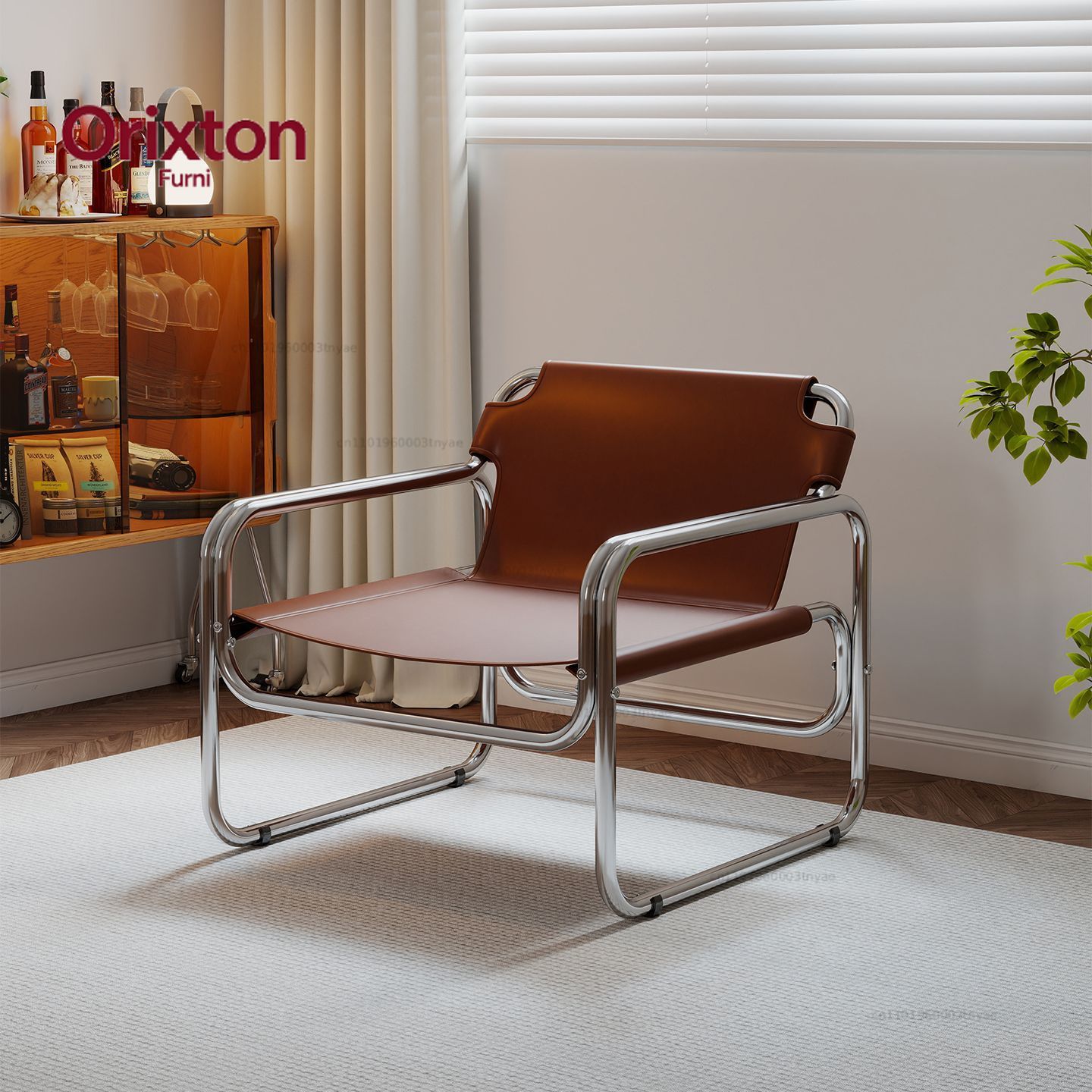 Modern Leather Accent Armchair - Office Furniture For Sale review and price