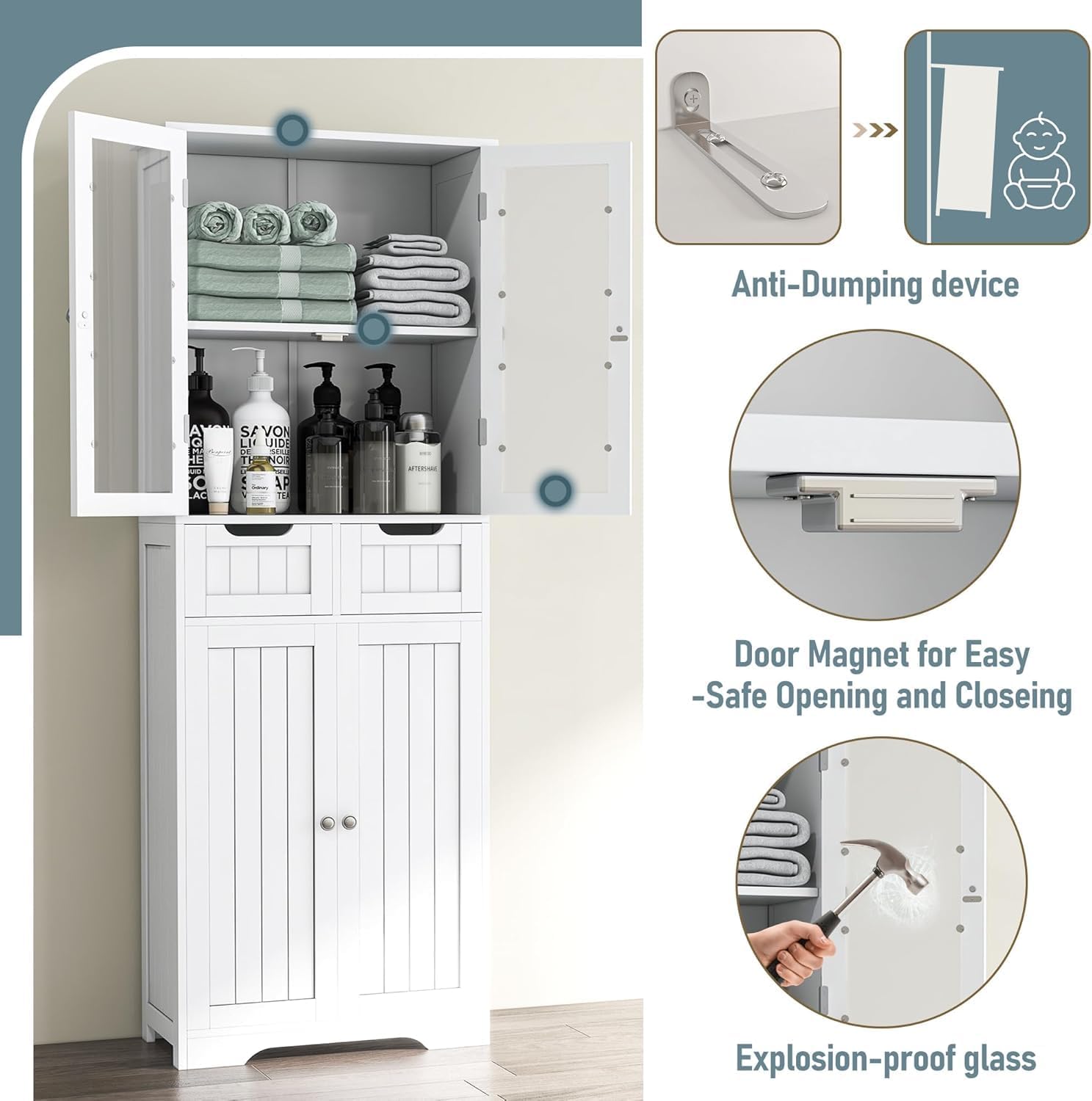 Tall Bathroom Storage Cabinet  - Office Storage Cabinet review and price